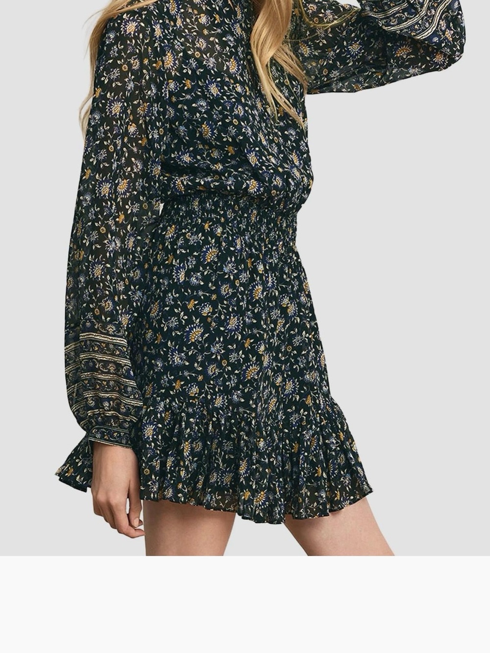 Veronica Beard 100% Silk Hunter Green "Mirabel" Dress